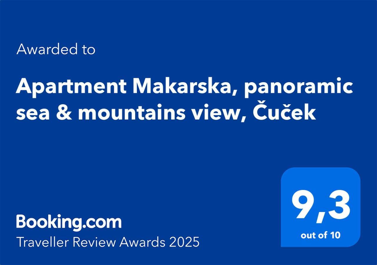 Apartment Makarska, Panoramic Sea & Mountains View, Cucek Makarska