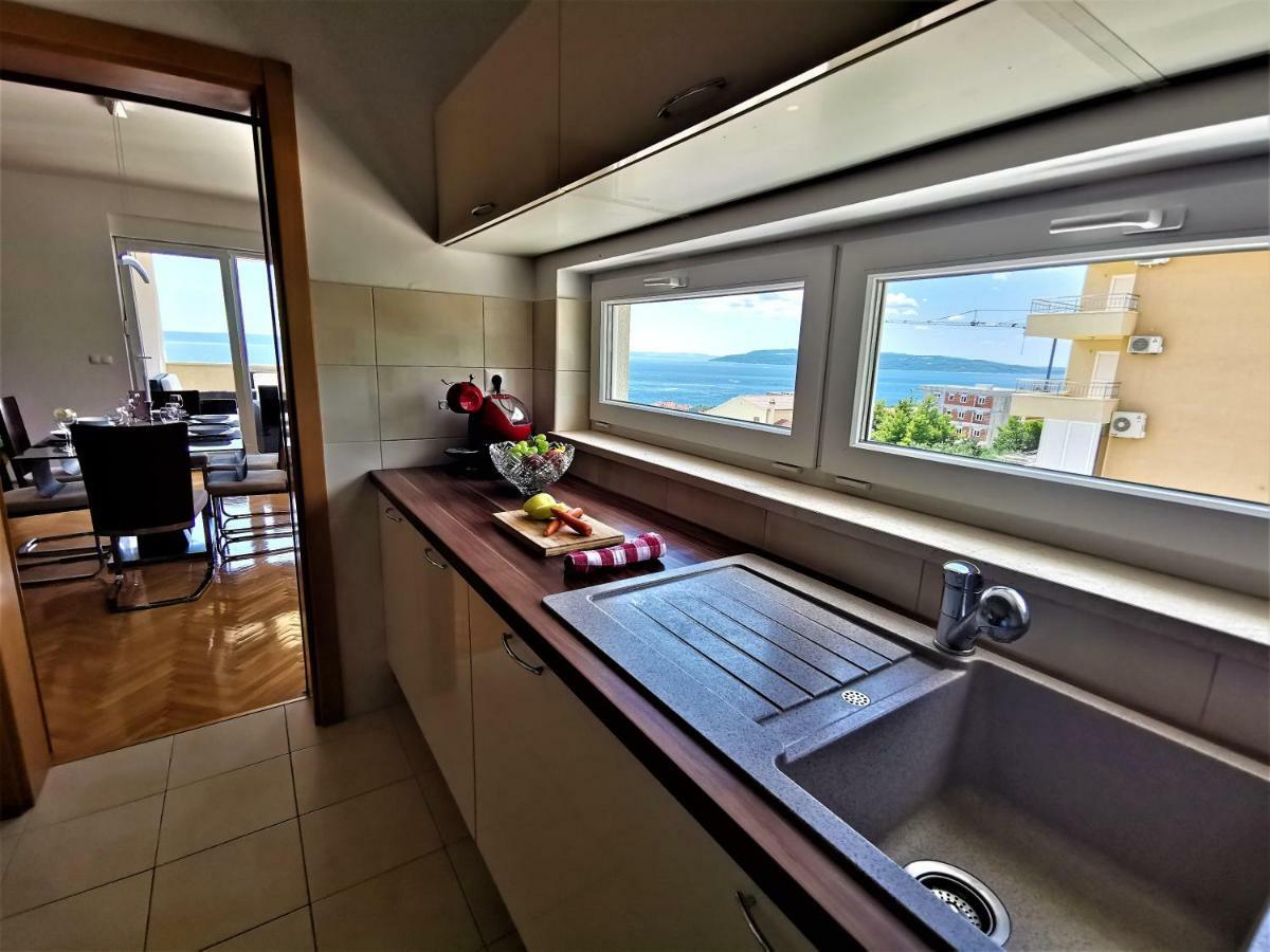 Makarska, Panoramic Sea & Mountains View, Cucek Apartment